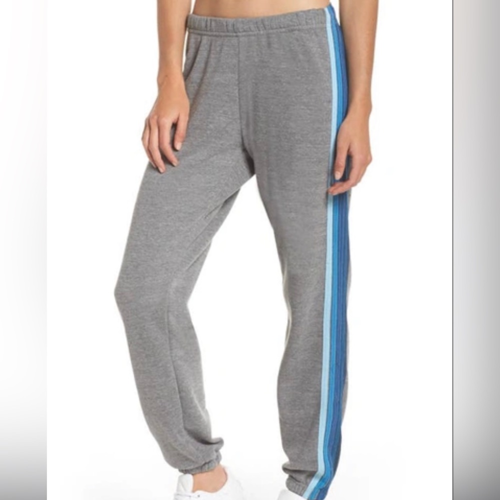 Grey aviator nation sweatpants